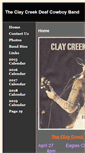 Mobile Screenshot of claycreekband.com